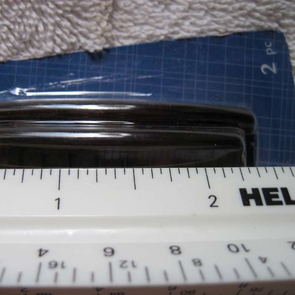 2 Goody Classics Translucent Brown Plastic Fashion Side Combs Kathy Allergy Safe - Picture 3 of 8